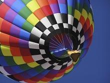 Multi-Colored Hot Air Balloon